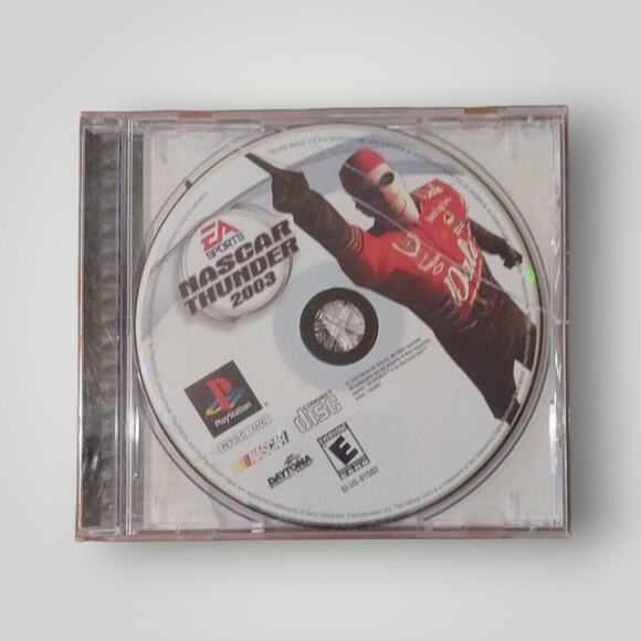 NASCAR Thunder 2003 (Sony PlayStation 1, 2002) No Manual - Picture 1 of 2